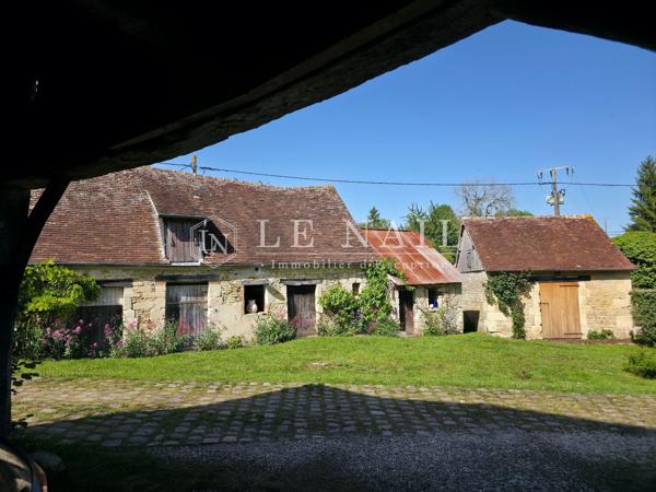 Ferme-manoir fin XVe siècle avec dépendances dans l'Orne (Basse-Normandie)