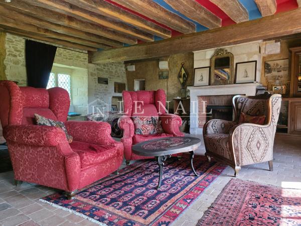 Ferme-manoir fin XVe siècle avec dépendances dans l'Orne (Basse-Normandie)