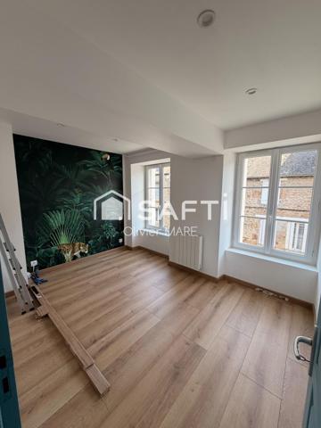 Maison en pierre 70m², terrain de 227 m², 3 chs, centre Athis Val de Rouvre