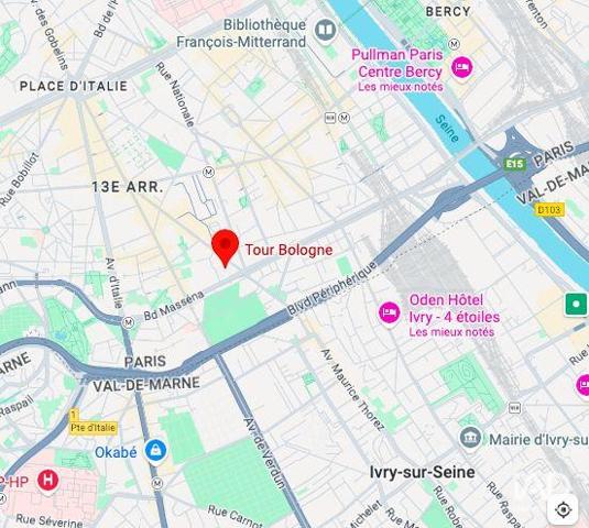 Parking à vendre 10 m² Paris 13