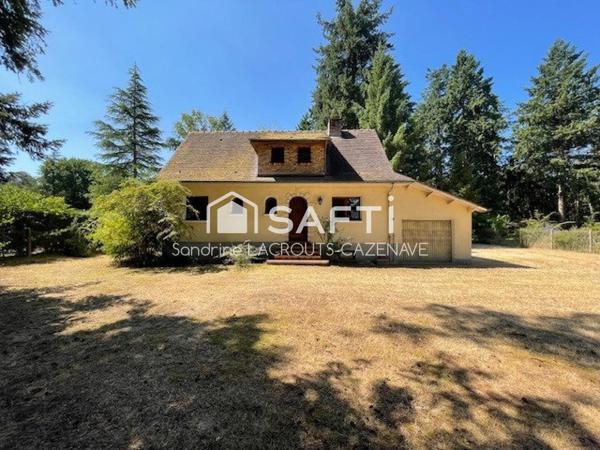 LIMERE - MAISON SUR SOUS-SOL COMPLET - VERANDA ET TERRAIN CLOS DE 2500 M2