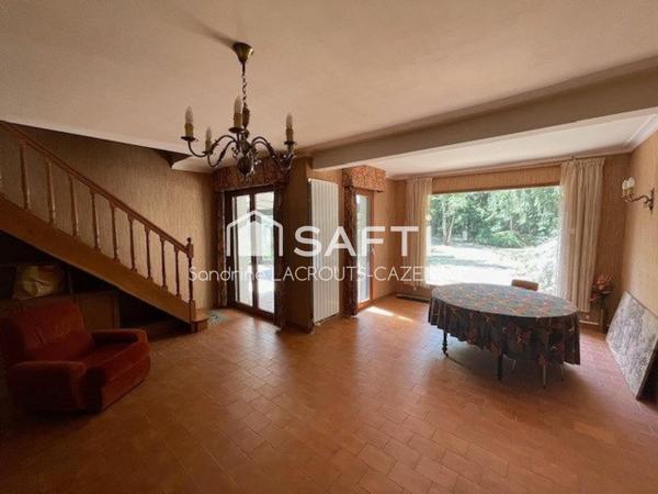 LIMERE - MAISON SUR SOUS-SOL COMPLET - VERANDA ET TERRAIN CLOS DE 2500 M2