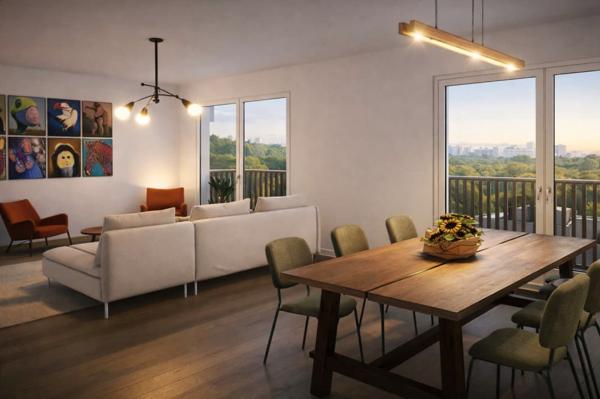 A VENDRE NANTES Hauts-Pavés Appt dernier étage ascenseur 3 ch terrasse cave et garage