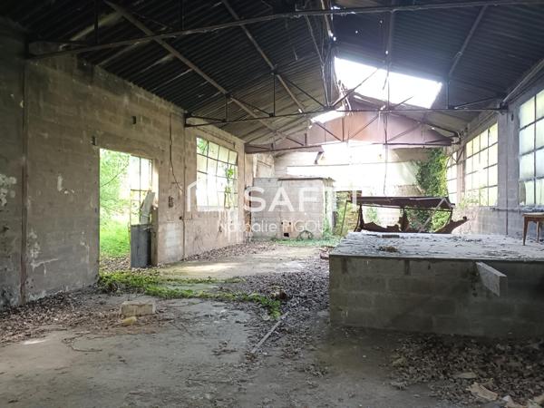 Opportunité Rare : Terrain avec ancien bâtiment industriel à fort potentiel