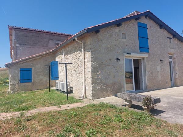 Maison de campagne T4 avec jardin et abri à Miradoux