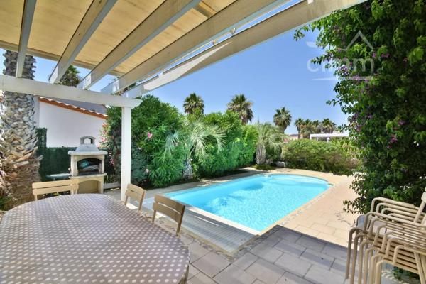 VENTE - SAINT CYPRIEN PLAGE - BELLE VILLA - PISCINE - 8 PIECES - 66750 - PYRENEES ORIENTALES - REGION OCCITANIE
