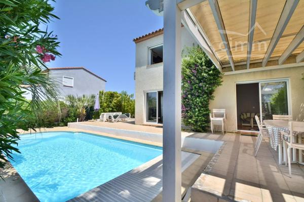 VENTE - SAINT CYPRIEN PLAGE - BELLE VILLA - PISCINE - 8 PIECES - 66750 - PYRENEES ORIENTALES - REGION OCCITANIE