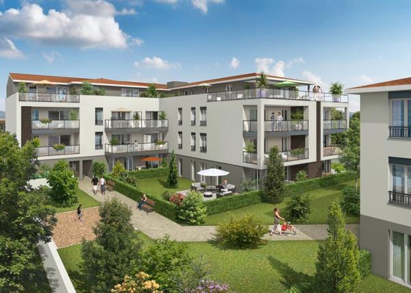 SAINT LAURENT DE MURE secteur Jean Moulin - Type 4 neuf RT 2012 avec terrasse