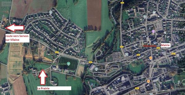 Terrain à Batir à vendre à Châteaubourg en Ille-et-Vilaine (35220), ref : lot 5