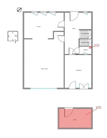 Maison familiale centre-ville avec jardin