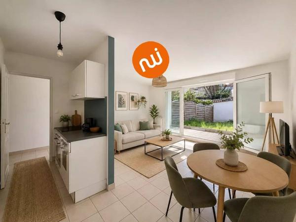 Appartement T4 79m² en rez-de-jardin