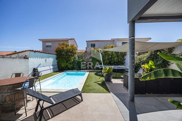 A vendre - Torreilles - Villa de 2012 - 4 chambres - Piscine - Garage .
