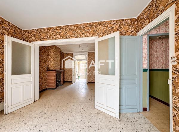 Maison à rénover entièrement - fort potentiel