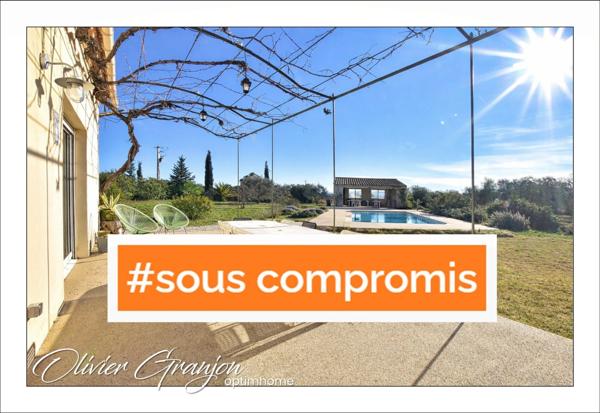 Propriété de caractère dans la vallée de l’Hérault,  Calme et charme du Languedoc !!! SOUS COMPROMIS !!!