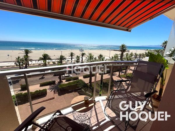 À louer à l'année ? Studio meublé avec balcon et vue mer à Canet Sud