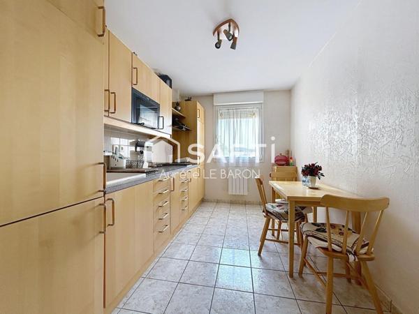Appartement de 61m² à Pont-à-Mousson avec balcon / cave et garage fermé