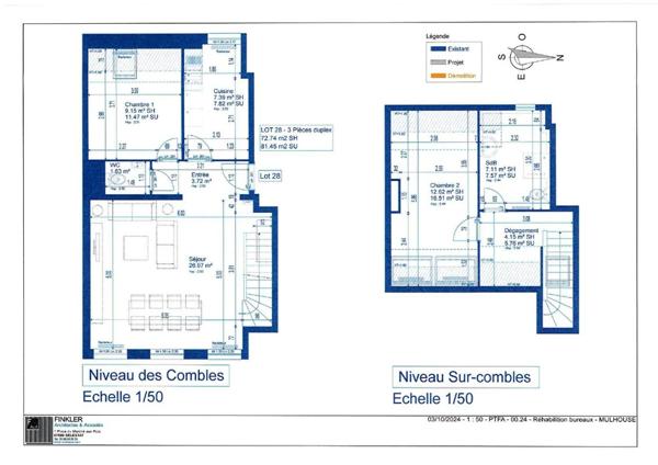 Appartement à vendre à Mulhouse (68100)