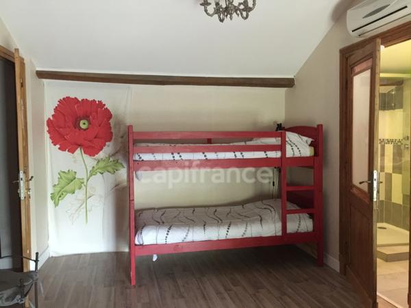 Propriété - une maison d'habitation - 5 chambres d'hôtes - 2 appartements en location sur plus de 1 hectare à SAINTE BAZEILLE (47)
