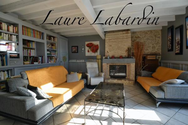 Propriété - une maison d'habitation - 5 chambres d'hôtes - 2 appartements en location sur plus de 1 hectare à SAINTE BAZEILLE (47)