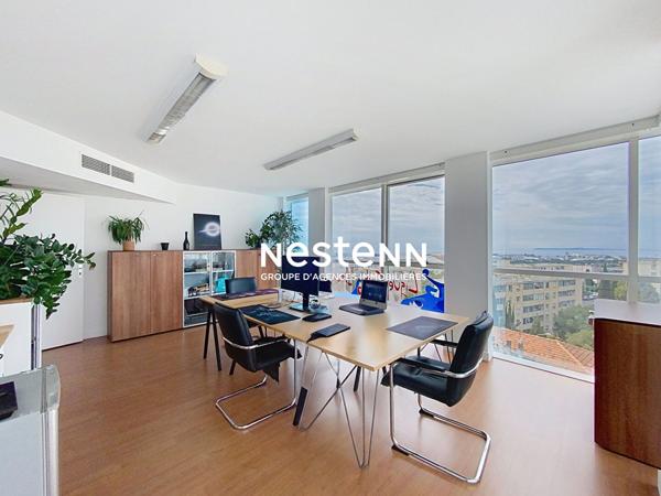 Nice OUEST - Bureaux - Dernier étage - 200m2 - 5 min aéroport - 3 min autoroute - Piscine