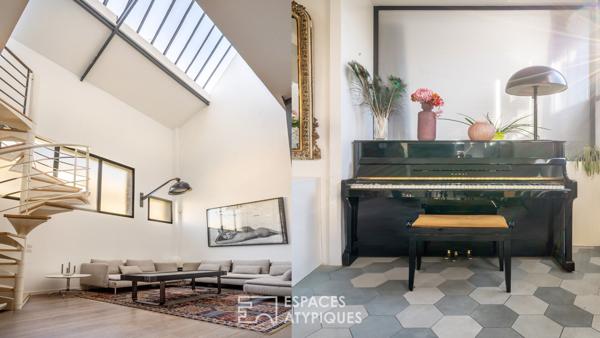 Loft en duplex dans une ancienne usine