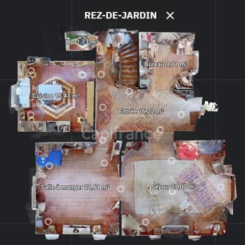 Dpt Cotes d’Armor (22), à vendre BINIC, maison de maître à rénover P11 de 260m² -Terrain de 4000m²- aperçu mer.