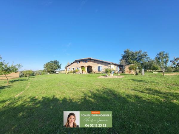 À 5 minutes de Cadours – Ferme en pierre rénovée de 245 m² avec dépendance et terrain arboré