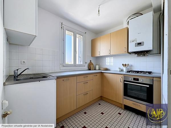 Appartement à vendre Nantes - 3 pièces, 52m² avec 2 chambre(s) à 161 000€ - AJP Immobilier Nantes Saint-Donatien