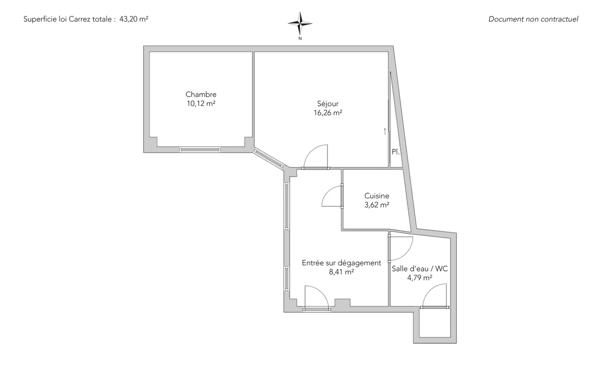 Appartement Paris 8e - VILLIERS / PARC MONCEAU