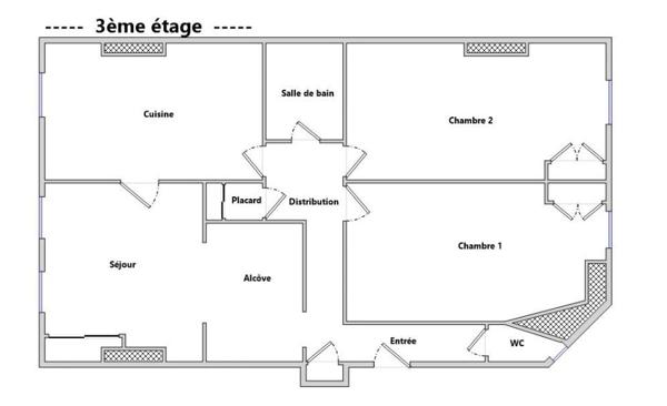 T4 - Traversant - Idéal Investisseur - Saxe Gambetta - Rue Montesquieu