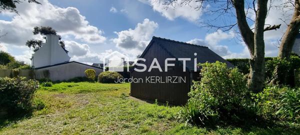 Maison néo bretonne / bourgeoise avec fort potentiel au bourg de Plougasnou