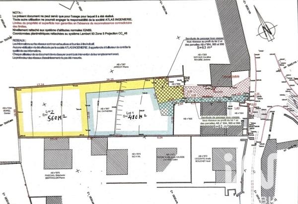 Terrain à vendre 560 m² Soucieu-en-Jarrest