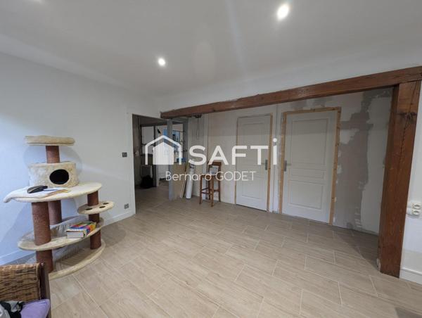 maison 85M² à la campagne avec garage.