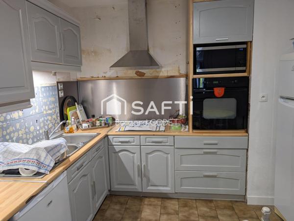 maison 85M² à la campagne avec garage.