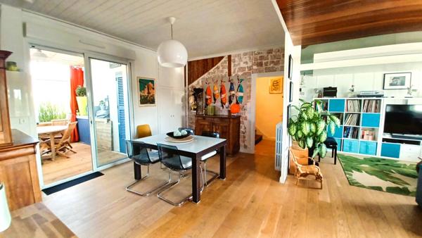 Maison bords de Loire 5 chambres 178 m² habitables et terrasse avec vue Loire