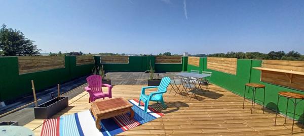 Maison bords de Loire 5 chambres 178 m² habitables et terrasse avec vue Loire