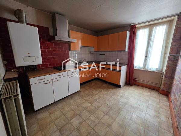 Maison de ville 120m2 avec terrain et dépendances