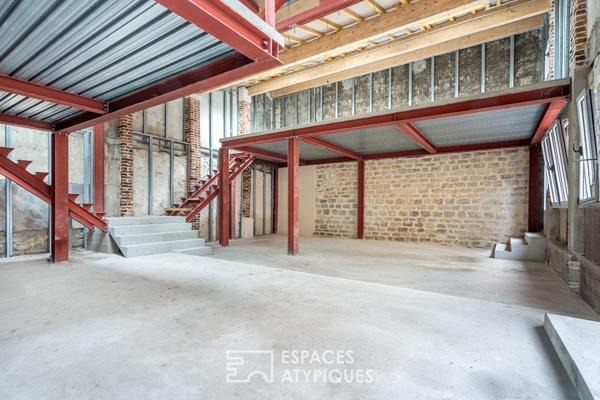 Loft avec jardin à aménager en hyper centre de Vincennes
