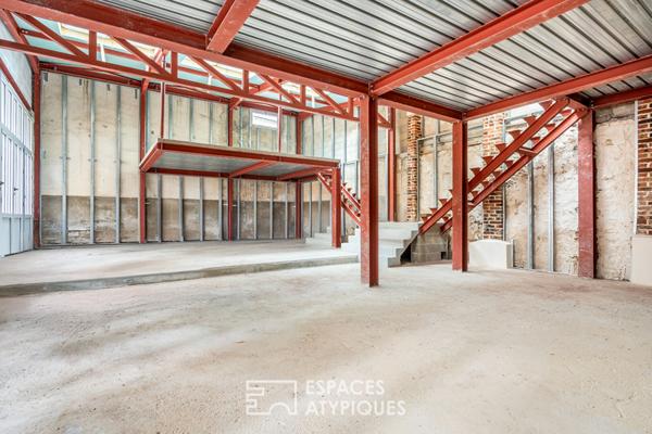 Loft avec jardin à aménager en hyper centre de Vincennes