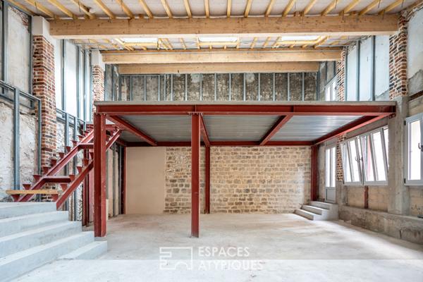 Loft avec jardin à aménager en hyper centre de Vincennes