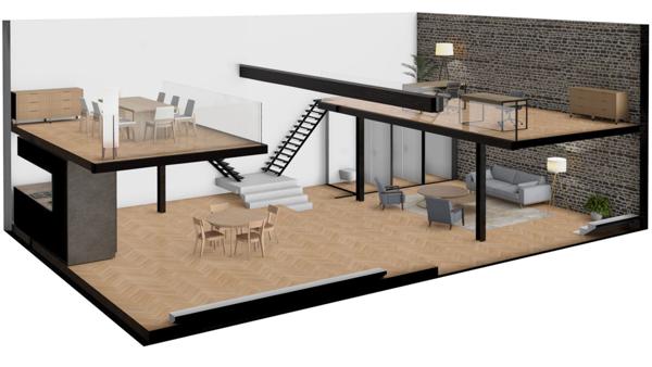 Loft avec jardin à aménager en hyper centre de Vincennes