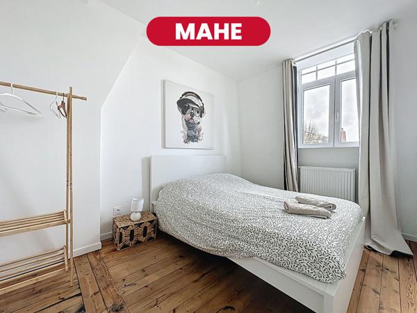 MAHÉ, Maison semi-individuelle rénovée de 117 m², charme et confort réunis