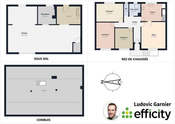 Maison 4 pièces - 84 m²