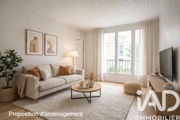 Appartement à vendre 2 pièces 42,57 m² Colombes