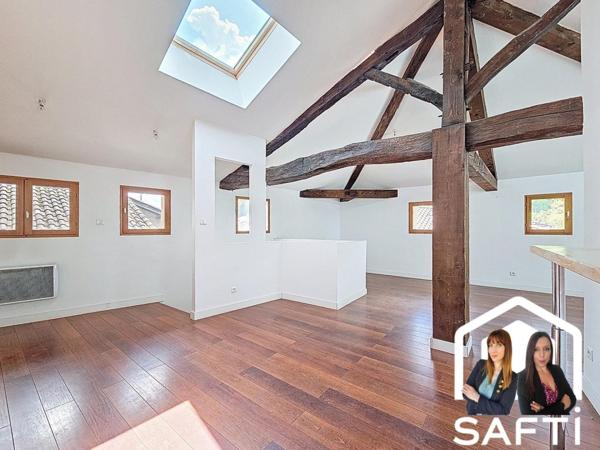 Appartement lumineux de 79 m² au cœur du village de Saint-Antoine-l’Abbaye