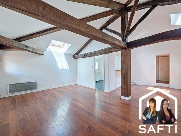 Appartement lumineux de 79 m² au cœur du village de Saint-Antoine-l’Abbaye