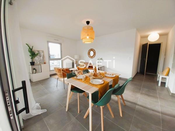 Castelnau le lez : F3 neuf  + loggia & garage fermé