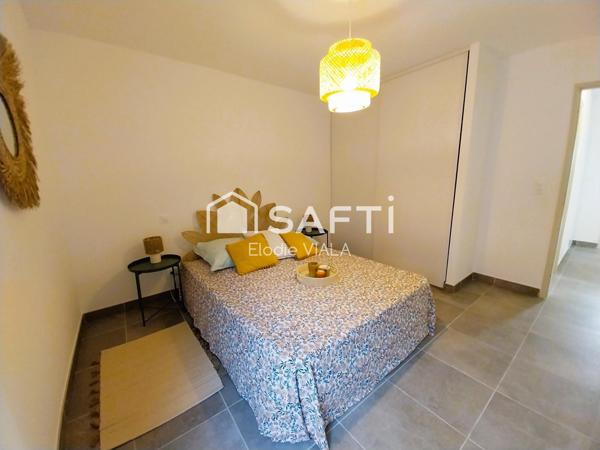 Castelnau le lez : F3 neuf  + loggia & garage fermé