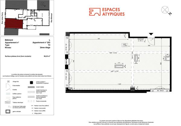 Loft industriel brut à aménager