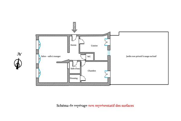 Appartement avec jardin – Carnot-Lévis